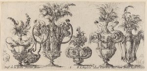 Fantastické vázy, pravděpodobně 1646. od Stefano della Bella