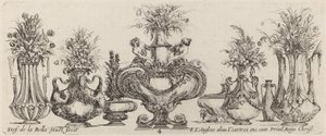 Fantastické vázy, pravděpodobně 1646. od Stefano della Bella