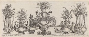 Fantastické vázy, pravděpodobně 1646. od Stefano della Bella