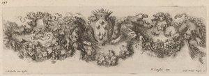Věneček s Medicejským erbem, pravděpodobně 1648. od Stefano della Bella