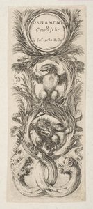 Frontispis: Ornamenty nebo grotesky, ca. 1653. od Stefano della Bella