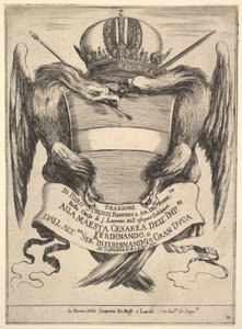 Frontispis k pohřbu císaře Ferdinanda II Esequie dellimperadore Ferdinando..., 1637. od Stefano della Bella