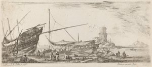 Harbour View, 1644. od Stefano della Bella