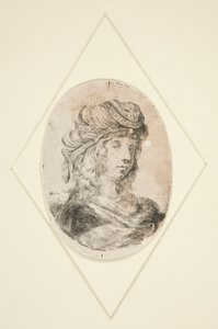 Hlava sultány od Stefano della Bella