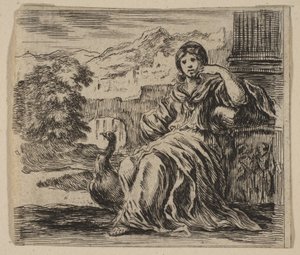 Juno, z Game of Mythology Game of Mythology, 1644. od Stefano della Bella