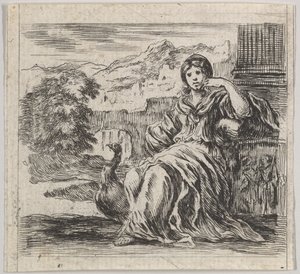 Juno, z Game of Mythology Game of Mythology, 1644. od Stefano della Bella