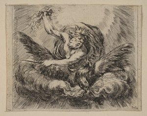 Jupiter, z Game of Mythology Game of Mythology, 1644. od Stefano della Bella