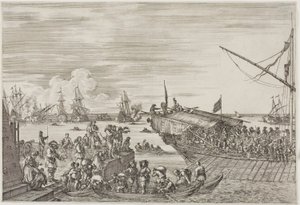 Odjezd galéry od Stefano della Bella