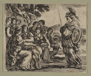 Devět múz, 1644. od Stefano della Bella