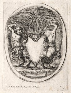 Nový model pro kartuši, 1647. od Stefano della Bella