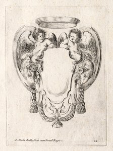 Nový model pro kartuši, 1647. od Stefano della Bella