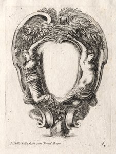 Nový model pro kartuši, 1647. od Stefano della Bella