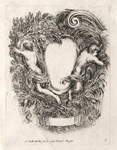 Nový model pro kartuši, 1647. od Stefano della Bella