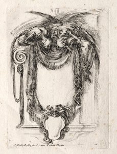 Nový model pro kartuši, 1647. od Stefano della Bella