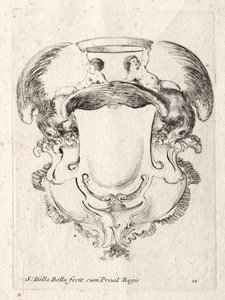 Nový model pro kartuši, 1647. od Stefano della Bella