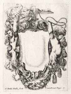 Nový model pro kartuši, 1647. od Stefano della Bella