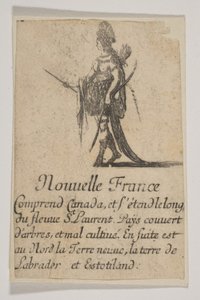 Nová Francie, 1644. od Stefano della Bella