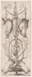Ornamenty nebo grotesky (Grotesque Ornament) od Stefano della Bella