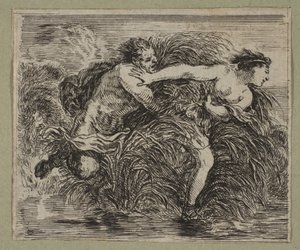 Pan a Syrinx, 1644 od Stefano della Bella