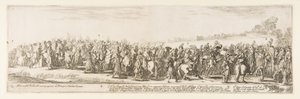 Část vchodu do polského vyslanectví Q.X.Y., 1633. od Stefano della Bella