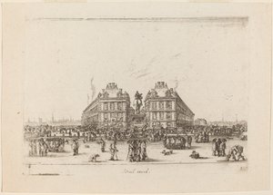 Místo Dauphine od Stefano della Bella