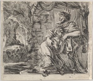 Pluto, z Game of Mythology Game of Mythology, 1644. od Stefano della Bella