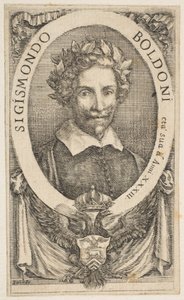 Portrét básníka Sigismonda Boldoniho, 1656. od Stefano della Bella