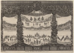 Šestá scéna celého nebe, 1637. od Stefano della Bella