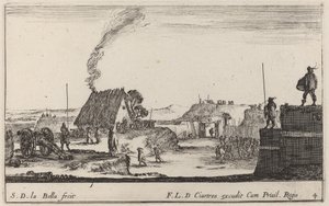 Voják hrající na buben, c. 1641. od Stefano della Bella