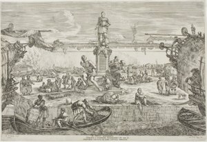 Socha Ferdinanda I., velkovévody toskánského od Stefano della Bella