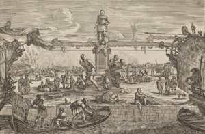 Socha Ferdinanda I., pravděpodobně ca. 16541655. od Stefano della Bella