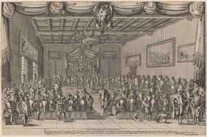 Banket Piacevoli, 1627. od Stefano della Bella