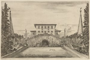 Velké schodiště od Stefano della Bella