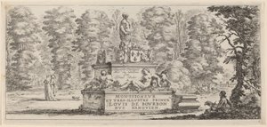 Titulní stránka pro výplaty Divers, v roce 1647 nebo dříve. od Stefano della Bella