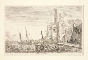 Věž Calais od Stefano della Bella