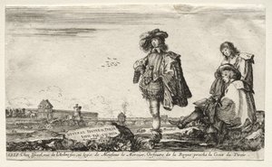 Různé postavy a krajiny, 1649. od Stefano della Bella