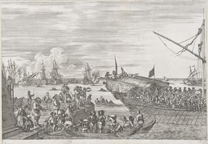 Odjezd galejní lodi v přístavu Livorno Port of Livorno (název série) Vues de port de Livourne (název série) od Stefano della Bella