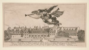 Veue et Perspective du Palais Cardinal (Pohled a perspektiva kardinálského paláce) od Stefano della Bella