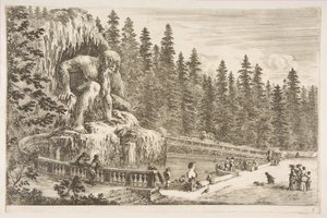 Vila Pratolino: Appenino, ca. 1653. od Stefano della Bella