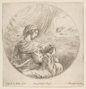 Panna kojí Krista Dítě, ca. 1641. od Stefano della Bella