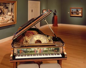 Klavír model D, č. 54538, 1884 od Steinway and Sons