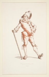 Punchinello v roce 1820 od Stephane Pannemaker