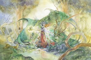 Víla a lesní drak od Stephanie Law