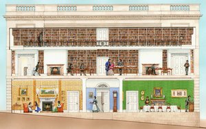 Armagh Robinson Library, Armagh, N.away001 (tuš a akvarel) od Stephen Conlin