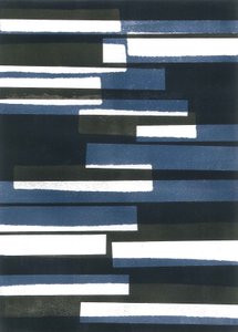 Desky I, 2015 (monotisk na papíře) od Stephen Dow