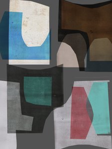 Monokoloáž VII, 2019 (digitální) od Stephen Dow