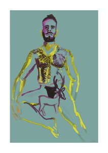 The god of Horn, 2023 (digitální) od Stephen Dow