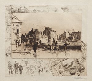 Gale at Fécamp Normandy, 1886.