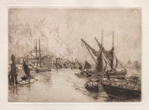Na Temži Canterbury, Eng., srpen 1884, 1884.
