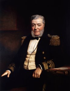Admirál John Lort Stokes (1812-1885), asi 1879 (olej na plátně)